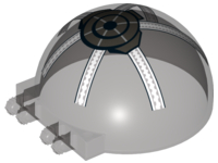LEGO Star Wars Trans Brown Canopy  / Windscreen For Republic Gunship