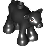 LEGO Animal Black Baby Calf BRAND NEW