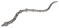 LEGO Bionicle Barraki Kalmah Tentacle / Seaweed Pearl Light Grey