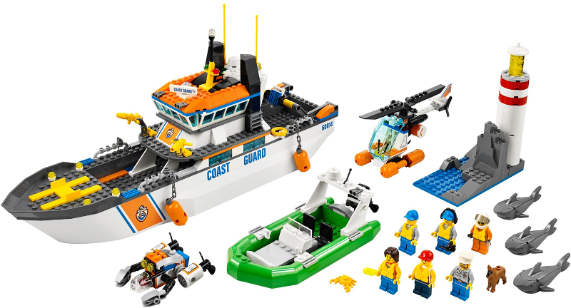 LEGO City Coast Guard Patrol Set #60014 BRAND NEW IN BOX - SEE DESCRIPTION