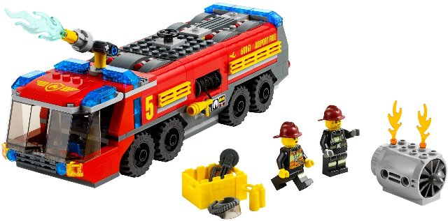 LEGO City Airport Fire Truck Set #60061 BRAND NEW IN BOX