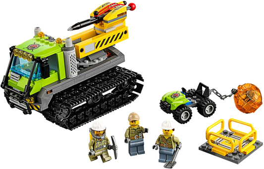 LEGO City Volcano Crawler Set #60122 Includes Minifigures and Instructions