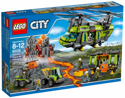 LEGO City Volcano Heavy-lift Helicopter Set #60125 BRAND NEW IN BOX