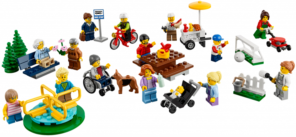 LEGO City Fun in the Park Set #60134 Includes Minifigures and Instructions