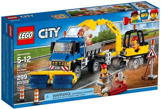 LEGO City Sweeper and Excavator SET #60152 BRAND NEW IN BOX - SEE DESCRIPTION