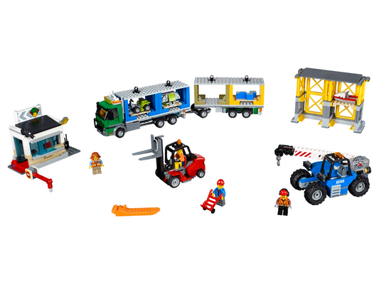 LEGO City Airport Cargo Terminal Set #60169 Includes Minifigures and Instructions