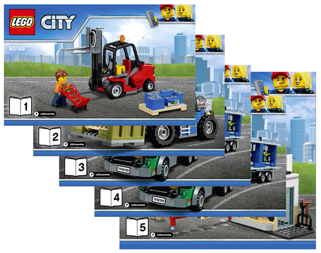 LEGO City Airport Cargo Terminal Set #60169 Includes Minifigures and Instructions