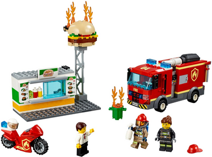 LEGO City Burger Bar Fire Rescue Set #60214 BRAND NEW IN BOX