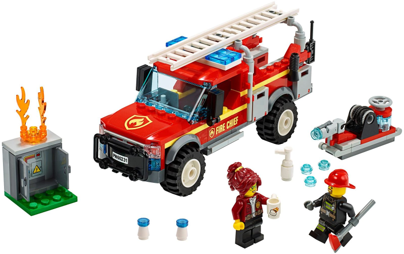 LEGO City Fire Chief Response Truck Set #60231 BRAND NEW