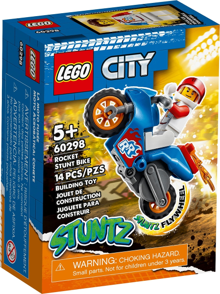 LEGO City Stuntz Rocket Stunt Bike Set #60298 BRAND NEW