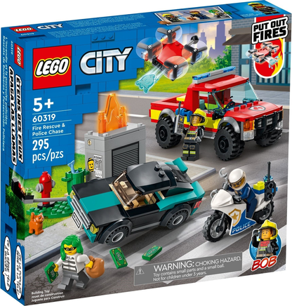 LEGO City Fire Rescue & Police Chase Set #60319 BRAND NEW IN BOX