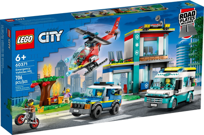 LEGO City Emergency Vehicles HQ Set #60371 BRAND NEW IN BOX