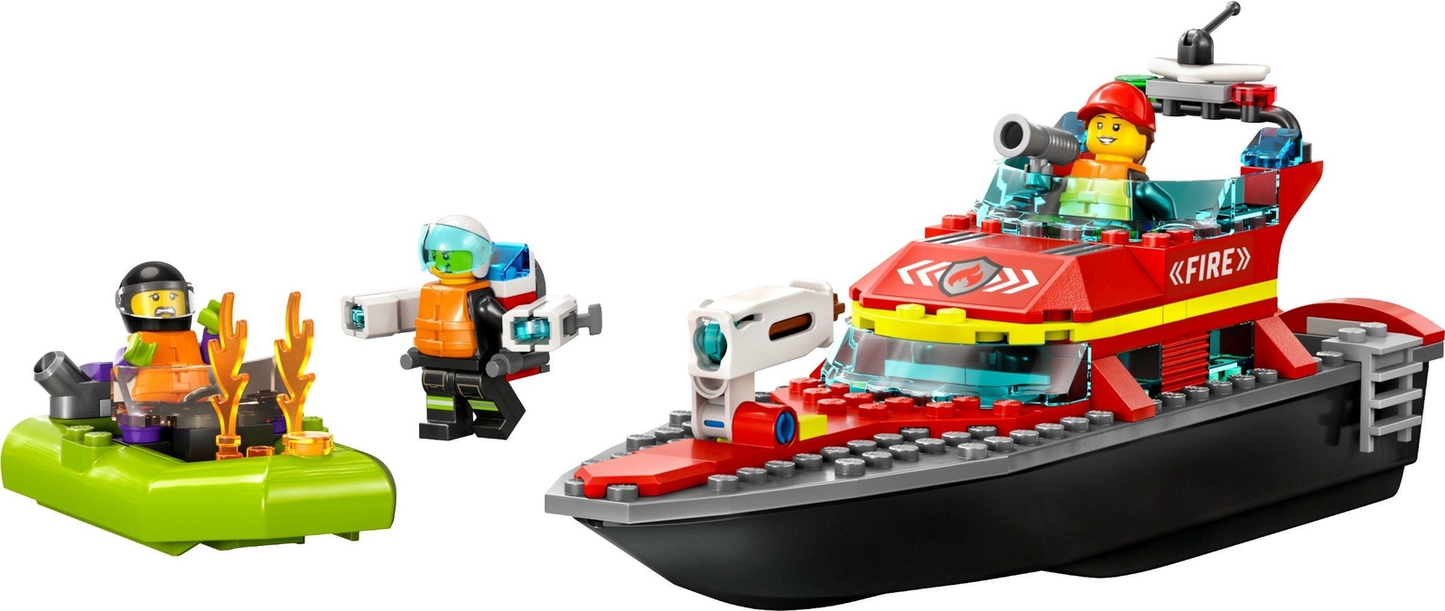 LEGO City Fire Rescue Boat Set #60373 BRAND NEW IN BOX