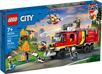 LEGO City Fire Command Truck Set #60374 BRAND NEW IN BOX