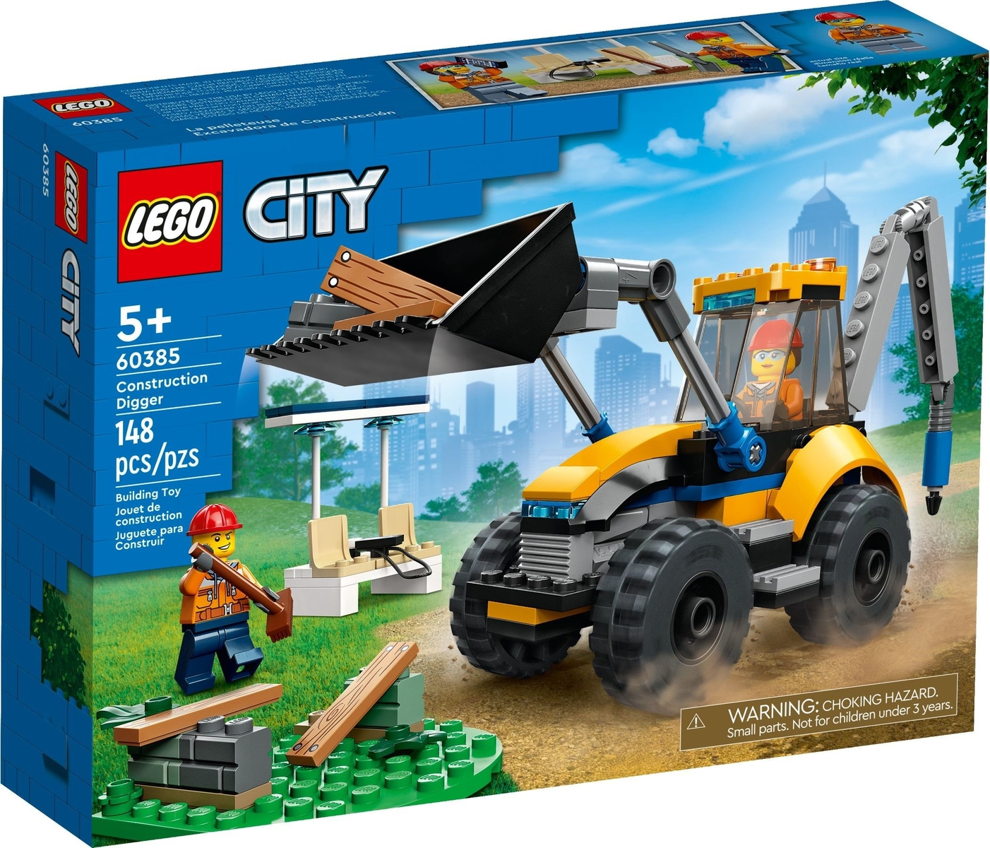 LEGO City Construction Digger Set #60385 BRAND NEW IN BOX