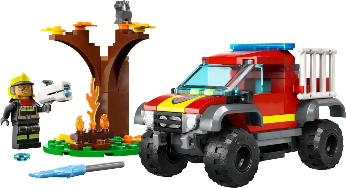 LEGO City 4x4 Fire Truck Rescue Set #60393 BRAND NEW IN BOX