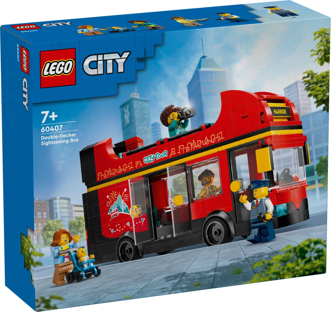 LEGO City Double-Decker Sightseeing Bus Set #60407 BRAND NEW IN BOX