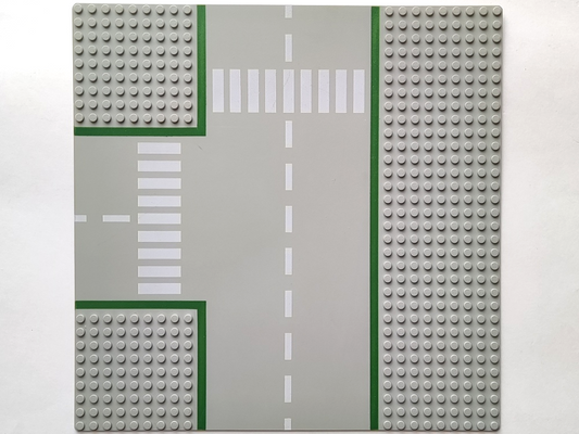 LEGO RARE Vintage 32x32 Light Grey (Old Shade) Road T Intersection Baseplate -  Classic Town