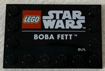 LEGO Star Wars Boba Fett Printed Tile