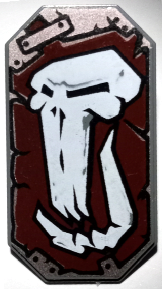 LEGO Castle Shield Troll Skull Pattern