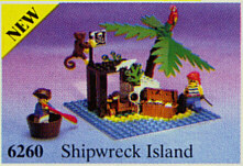 LEGO Vintage Classic Pirates Set #6260 Incl. Minifigs & Instructions
