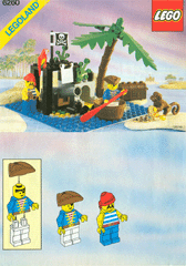 LEGO Vintage Classic Pirates Set #6260 Incl. Minifigs & Instructions