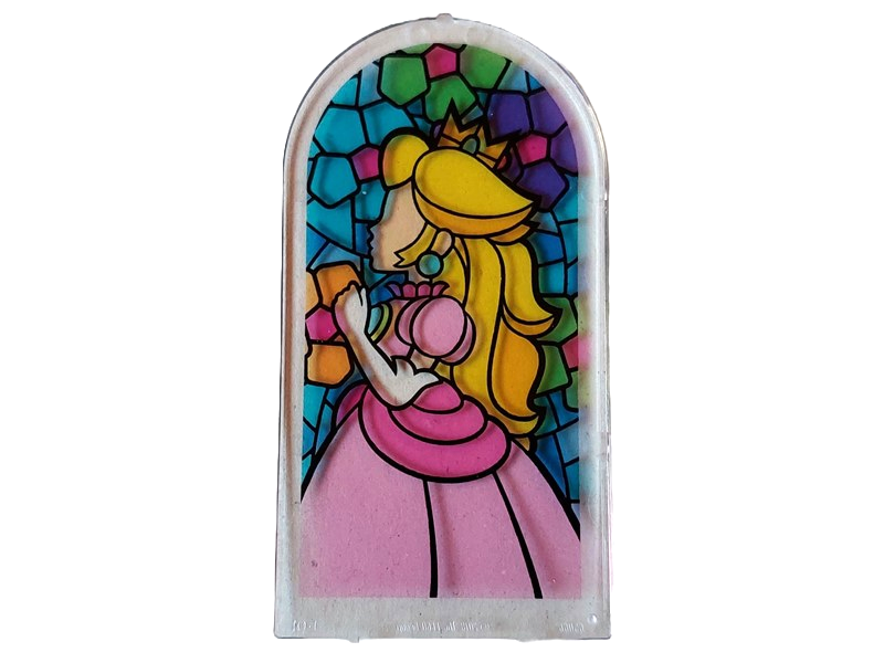 LEGO Super Mario Princess Peach Stained Glass for Door 1x6x7