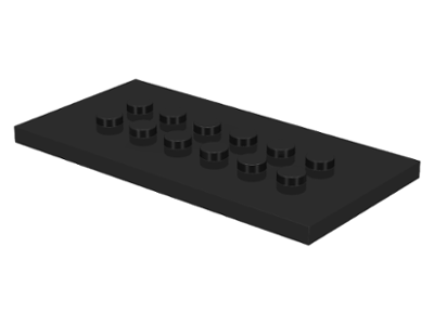 LEGO Train Plate 4x8 with Studs in Centre