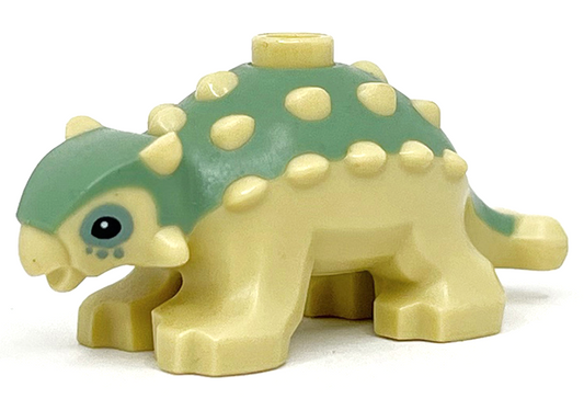 LEGO Animal Baby Dinosaur Ankylosaurus Tan / Sand Green