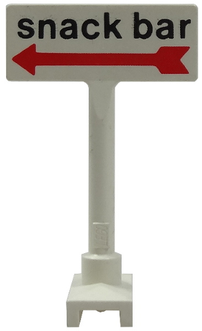 LEGO Vintage Snack Bar Sign