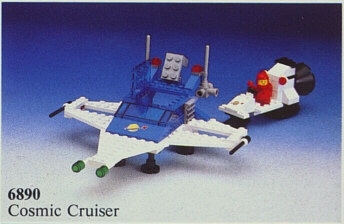 LEGO Vintage Classic Space Set #6890 Incl. Minifig & Instructions.