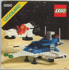 LEGO Vintage Classic Space Set #6890 Incl. Minifig & Instructions.