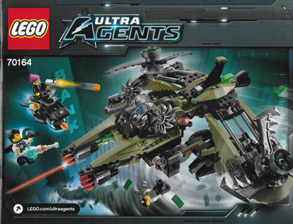 LEGO Ultra Agents Hurricane Heist Set #60130 Includes Minifigures and Instructions