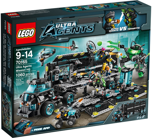 LEGO Ultra Agents Mission HQ Set #70165 BRAND NEW