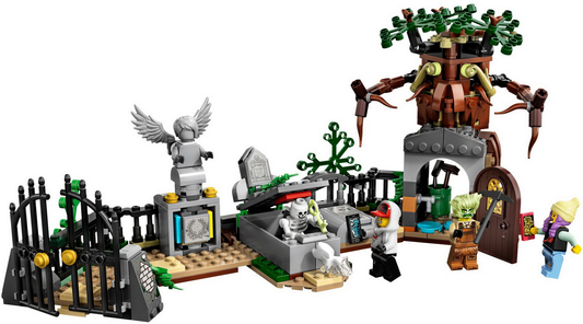 LEGO Hidden Side Graveyard Mystery Set #75420 Includes Minifigures and Instructions