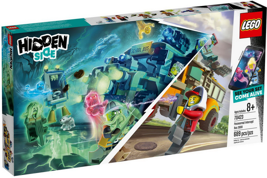 LEGO Hidden Side Paranormal Intercept Bus 3000 Set #70423 BRAND NEW IN BOX