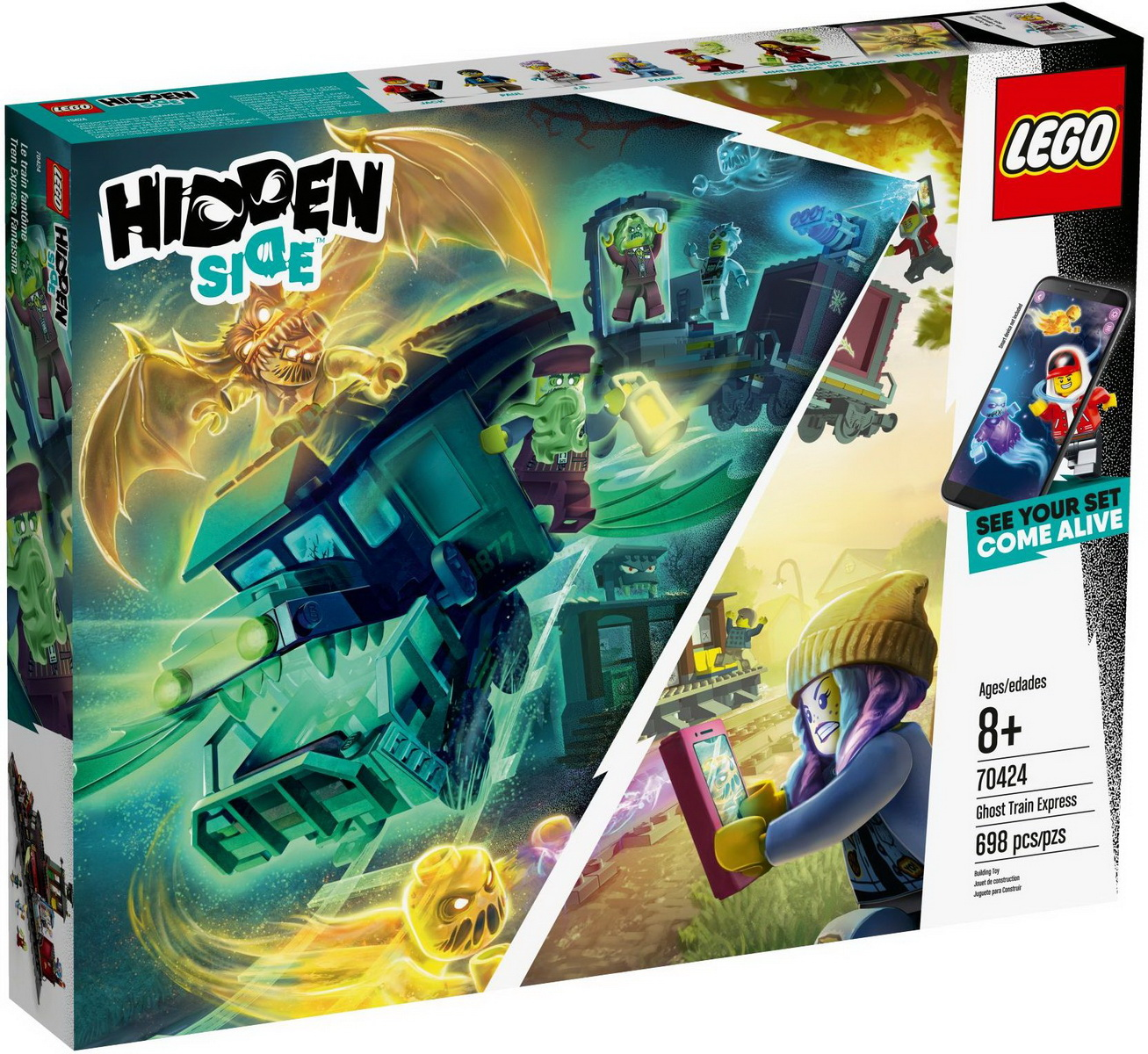 LEGO Hidden Side Ghost Train Express Set #70424 BRAND NEW IN BOX