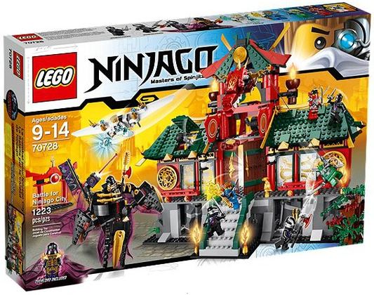 LEGO Ninjago Battle for Ninjago City Set #70728 BRAND NEW