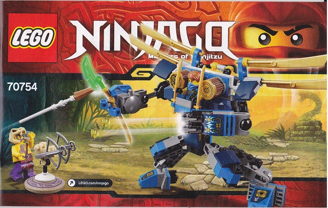 LEGO Ninjago Electro Mech Set #70754 Includes Minifigures and Instructions