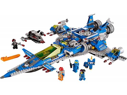 LEGO Movie Benny's Spaceship Set #70816 Includes Minifigures and Instructions