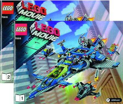 LEGO Movie Benny's Spaceship Set #70816 Includes Minifigures and Instructions