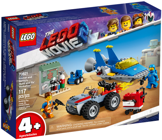 LEGO Movie Emmet and Benny's Build and Fix Workshop Set #70821 BRAND NEW