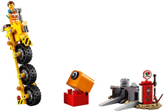 LEGO Movie Emmet's Thricycle Set #70823 Includes Minifigure and Instructions