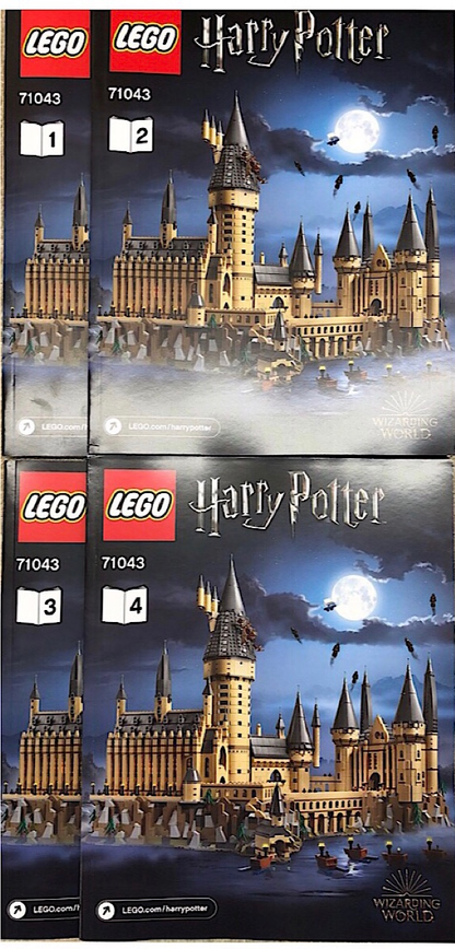 LEGO Harry Potter Hogwarts Castle Set #71043 with Instructions and Minifigures
