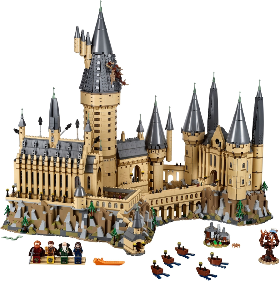 LEGO Harry Potter Hogwarts Castle Set #71043 with Instructions and Minifigures