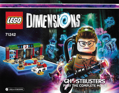 LEGO Dimensions Ghostbusters Story Pack Set #71242 Includes Minifigures and Instructions