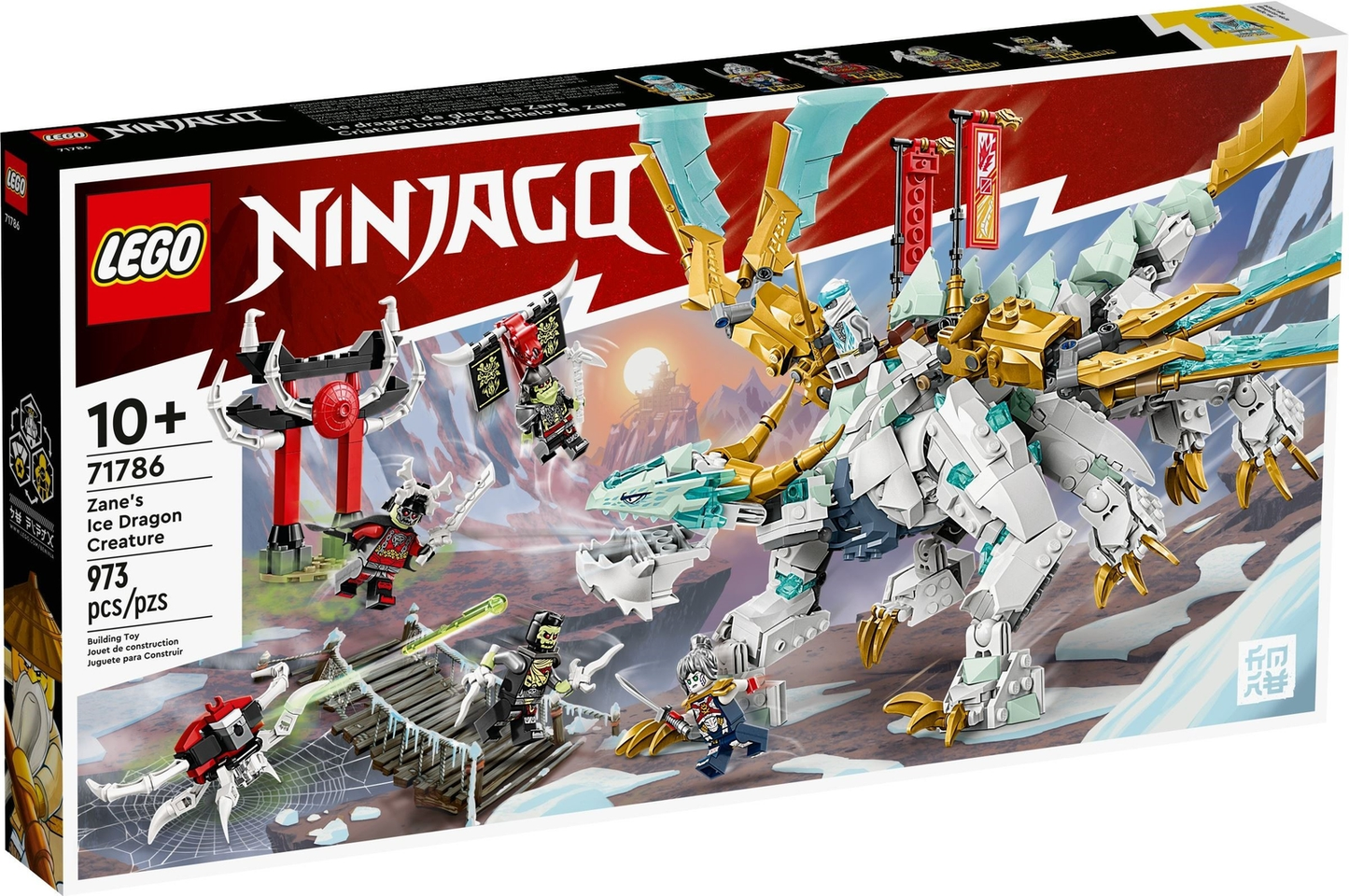 LEGO Ninjago Zane's Ice Dragon Creature Set #71786 BRAND NEW IN BOX