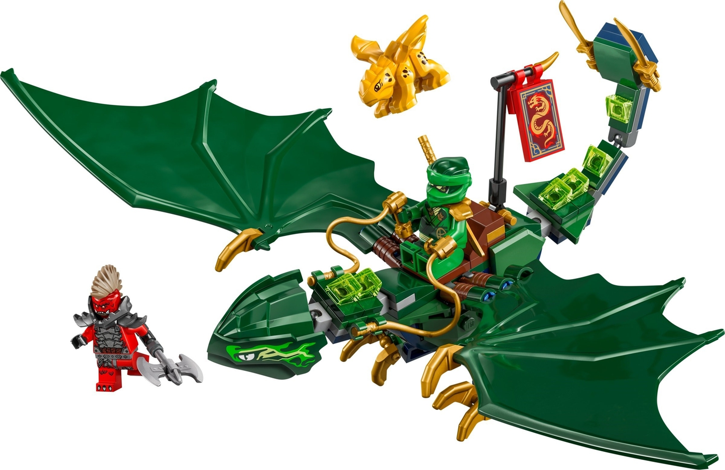 LEGO Ninjago Lloyd's Green Forest Dragon Set #71829