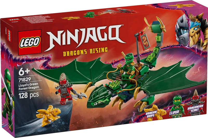 LEGO Ninjago Lloyd's Green Forest Dragon Set #71829