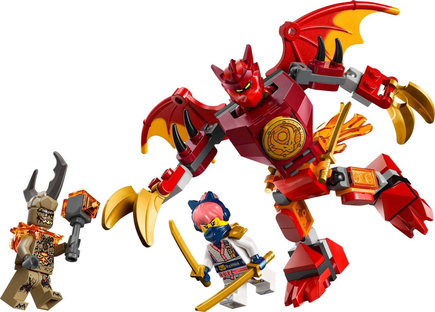 LEGO Ninjago Kai's Dragon Mech Battle Pack Set #71851 BRAND NEW IN BOX